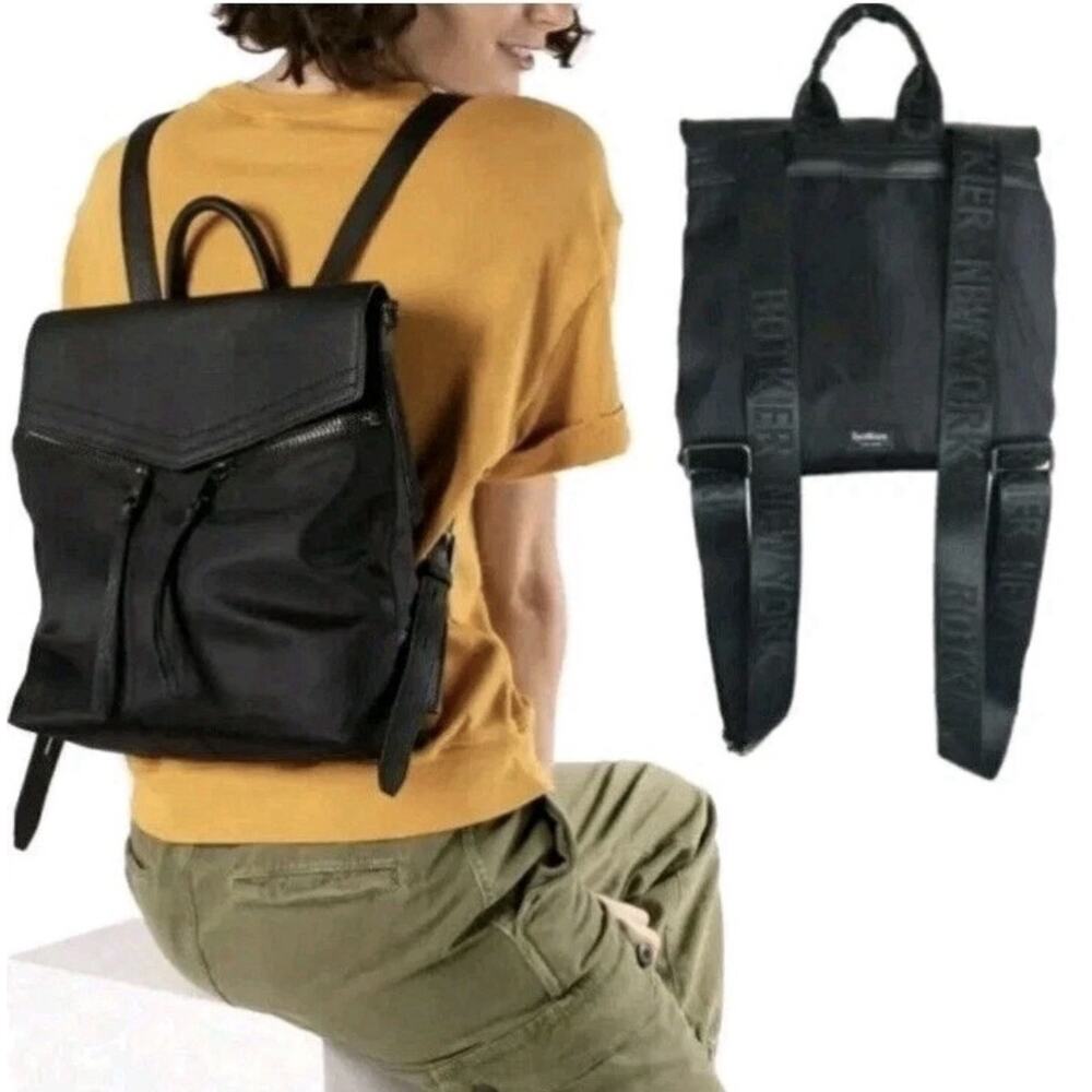Botkier New‎ York Trigger Black Bag Mini Backpack Black Nylon Travel Everyday